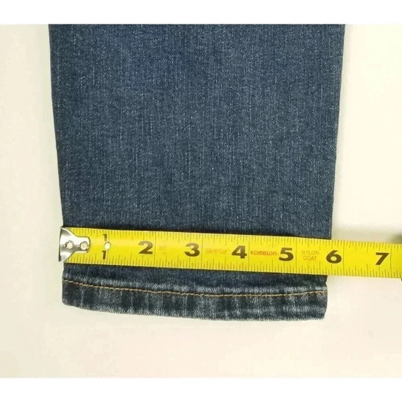 Tommy Hilfiger Size 8 Womens Embroidered Pocket Logo Blue Denim Jeans 28" Inseam - Picture 12 of 13